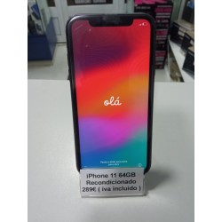 iPhone 11 64GB Preto Recondicionado