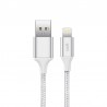 Cabo USB Universal Lightning de Nylon para iPhone/iPad (1,2 metros)