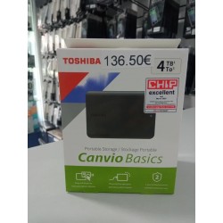 Disco externo 4tB Toshiba cambio basics