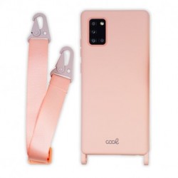 Capa COOL para Samsung A315 Galaxy A31 Fita Rosa