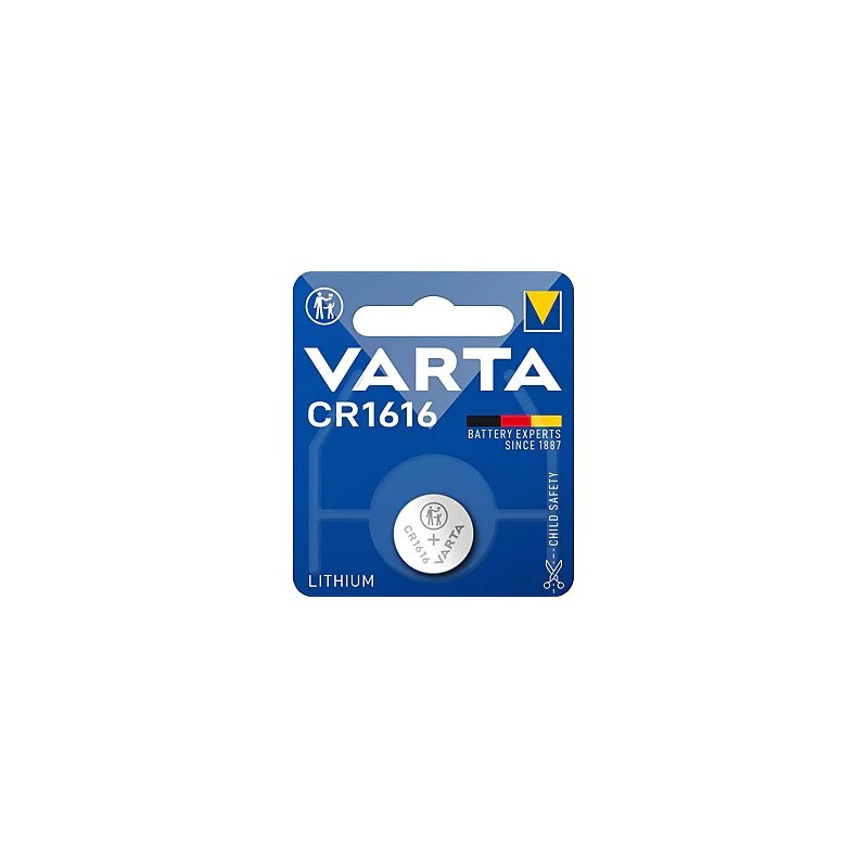 Pilha de lítio CR1616 3.0V 55mAh - Varta