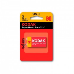 Pilha KODAK Zinc Super Heavy Duty 9V