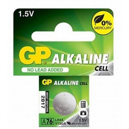 Pilha Alcalina 1,5V LR44/AG13/V13GA/A76 - GP