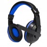 Auscultadores stereo COOL Dublin Office com microfone (preto-azul)