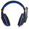 Auscultadores stereo COOL Dublin Office com microfone (preto-azul)