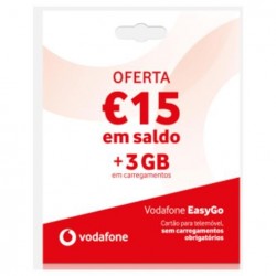 Cartão Vodafone easy Go 2.5€