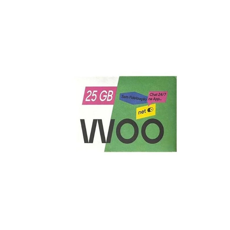 CARTAO WOO 25GB CARTAO WOO 25GB