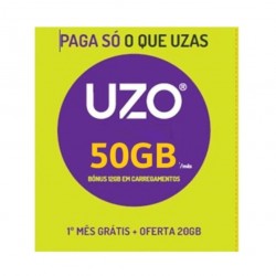 CARTÃO UZO 50GB