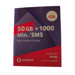 CARTÃO VODAFONE READY 50GB