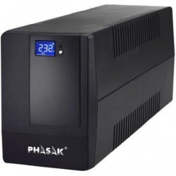 UPS Phasak 2000 VA LCD/ 2000VA/ 4 Saídas/ Formato Torre UPS de Linha Interativa