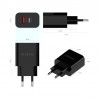 Carregador de parede Aisens A110-0682/ 1xUSB Type-C/ 1x USB/ 20W preto