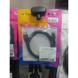 Cabo USB a lightning 1mt nano cable