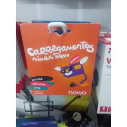 Cartão nowo -Novo numero carregamentos