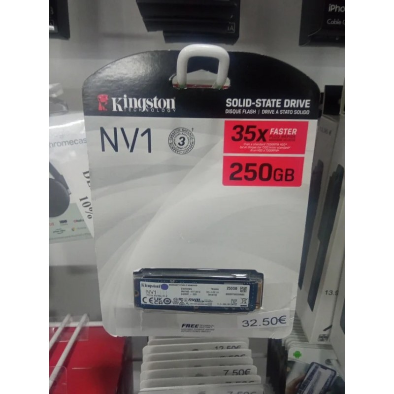 Disco SSD NV1 Kingston 250GB