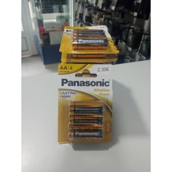 Pack 4 pilhas AA Panasonic