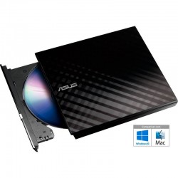 Drive Óptica Externa Asus SDRW-08D2S-U LITE/BLK/G/AS Preta