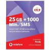 Cartão Sim Vodafone Ready 25gb De Internet E 1000min./Sms/Mês Válidos Nas Primeiras 4 Semanas