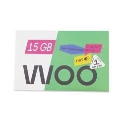 CARTÃO SIM WOO 15GB + 500 MIN POR 1 MÊS