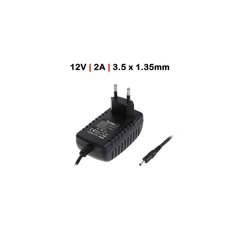 CARREGADOR PARA PORTÁTIL MEDION, AKOYA, INSYS, CLASSMATE, 12V 2A 24W 3.5X1.35MM