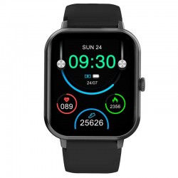 Smartwatch Cool Forest Preto (Chamadas, Saúde, Desporto)