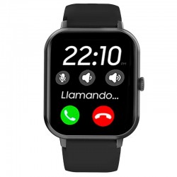 Smartwatch Cool Forest Preto (Chamadas, Saúde, Desporto)