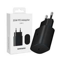 Carregador Samsung USB-C 25W Quick Charge 3.0 Preto