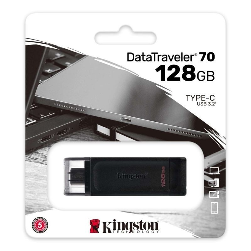 Pendrive Kingston DataTraveler 70 USB Type-C 128GB