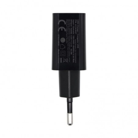 Carregador de parede Aisens A110-0527 / 1xUSB / 10W Preto