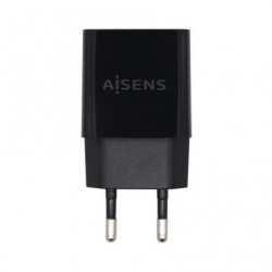 Carregador de parede Aisens A110-0527 / 1xUSB / 10W Preto