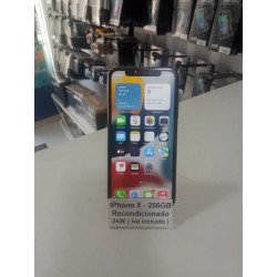 iPhone X 256GB preto Recondicionado