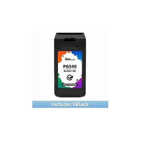 Tinteiro Canon PG-540 Preto Reciclado 8ml ~ 200 Paginas