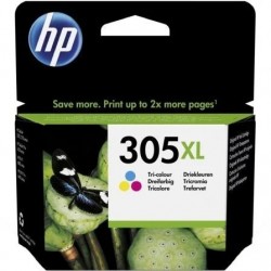 Tinteiro HP 305 XL de Alta Capacidade/ Tricolor Original