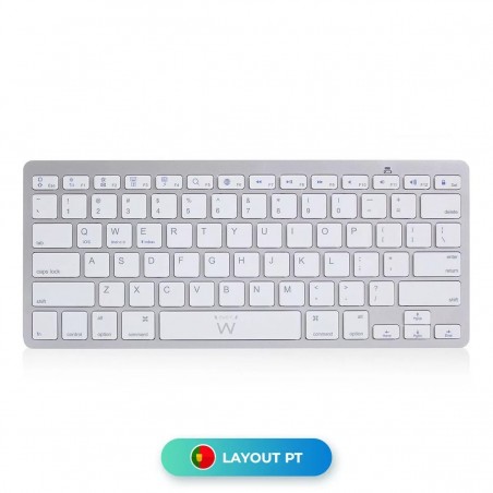 Teclado Ewent EW3119 Bluetooth Prateado