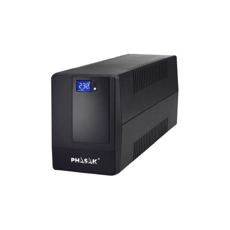 UPS Phasak 2000 VA LCD/ 2000VA/ 4 Saídas/ Formato Torre UPS de Linha Interativa UPS Phasak 2000 VA LCD/ 2000VA/ 4 Saídas/ Formato Torre UPS de Linha Interativa