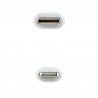 Cabo de nanocabo USB 2.0 Type-C Lightning 10.10.0601/ USB Type-C Macho - Lightning Macho/ 1m/ Branco