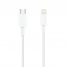 Cabo de nanocabo USB 2.0 Type-C Lightning 10.10.0602/ USB Type-C Macho - Lightning Macho/ 2m/ Branco