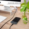 Cabo USB 2.0 Lightning Nanocable 10.10.0401-COBK/ USB Macho - Lightning Macho/ 1m/ Preto