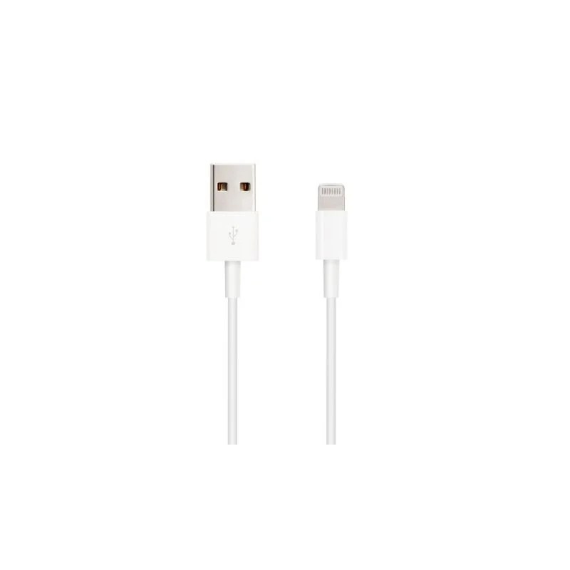 Cabo USB 2.0 Lightning Nanocable 10.10.0402 USB Macho - Lightning Macho/ 1m/ Branco