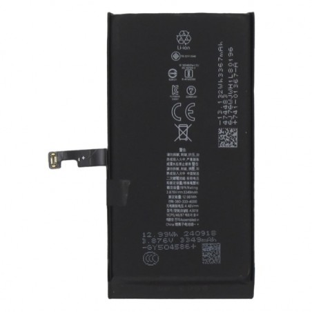 Bateria GENUÍNA iPhone 15 - 3349mAh (plug and play, sem mensagem, 100%)