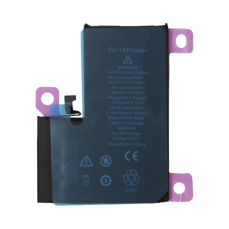 Bateria GENUÍNA iPhone 14 PRO MAX 4690mAh (plug and play, sem mensagem, 100%) Bateria GENUÍNA iPhone 14 PRO MAX 4690mAh (plug and play, sem mensagem, 100%)