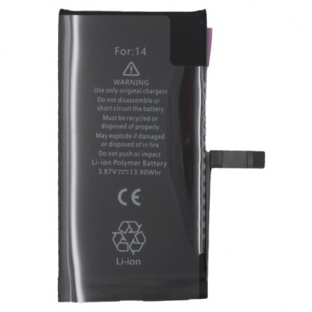 Bateria GENUÍNA iPhone 14 -3590mAh (plug and play, sem mensagem, 100%)