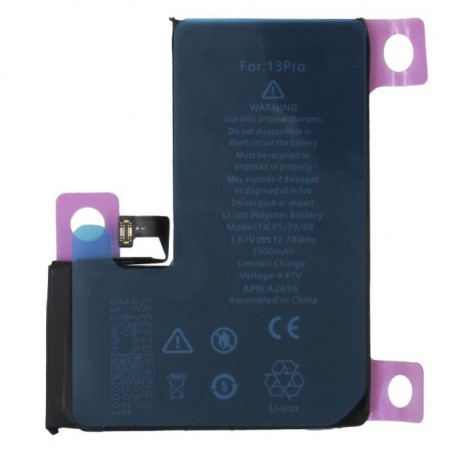 Bateria GENUÍNA iPhone 13 PRO 3300mAh (plug and play, sem mensagem, 100%)