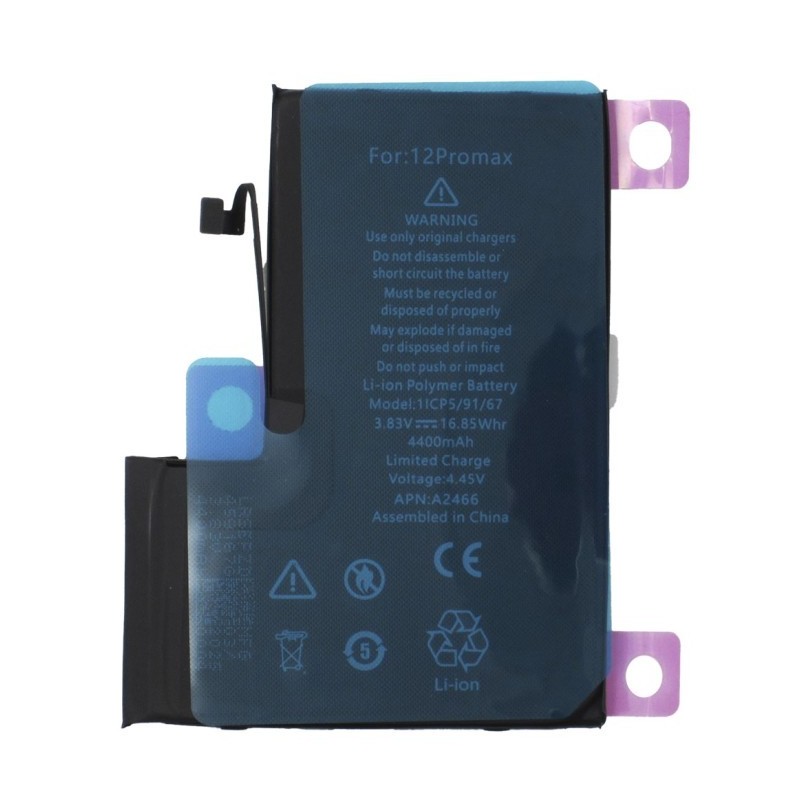 Bateria GENUÍNA iPhone 12 PRO MAX 4400mAh (plug and play, sem mensagem, 100%) Bateria GENUÍNA iPhone 12 PRO MAX 4400mAh (plug and play, sem mensagem, 100%)