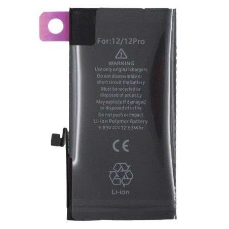 Bateria GENUÍNA iPhone 12, 12 PRO 3300mAh (plug and play, sem mensagem, 100%)