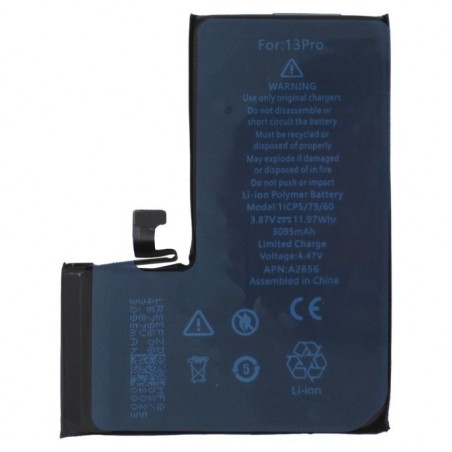 Bateria GENUÍNA iPhone 13 PRO 3095mAh  (plug and play, sem mensagem, 100%)