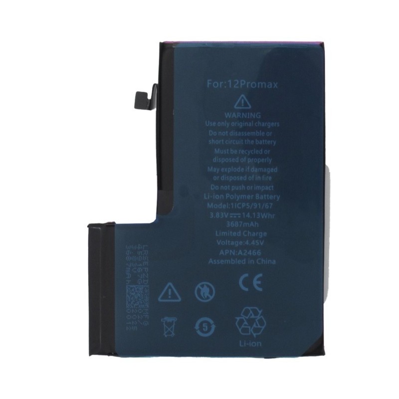 Bateria GENUÍNA iPhone 12 PRO MAX 3687mAh (plug and play, sem mensagem, 100%) Bateria GENUÍNA iPhone 12 PRO MAX 3687mAh (plug and play, sem mensagem, 100%)