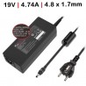 CARREGADOR PARAPORTÁTIL HP e LG 4.8*1.7mm