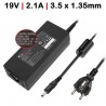 CARREGADOR PARA PORTÁTIL TOSHIBA 19V 2.1A 3.5X1.35MM 40W