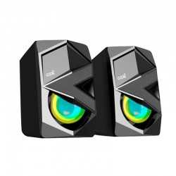 Colunas de computador gaming LED USB COOL 8W