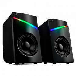 Colunas de computador gaming LED USB COOL 7W